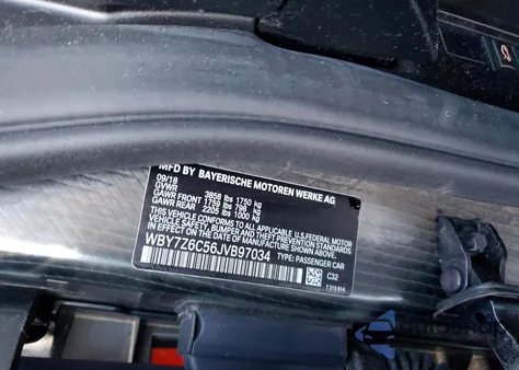 2018 BMW I3 S Bev z USA, uszkodzony, nr VIN WBY7Z6C56JVB97034